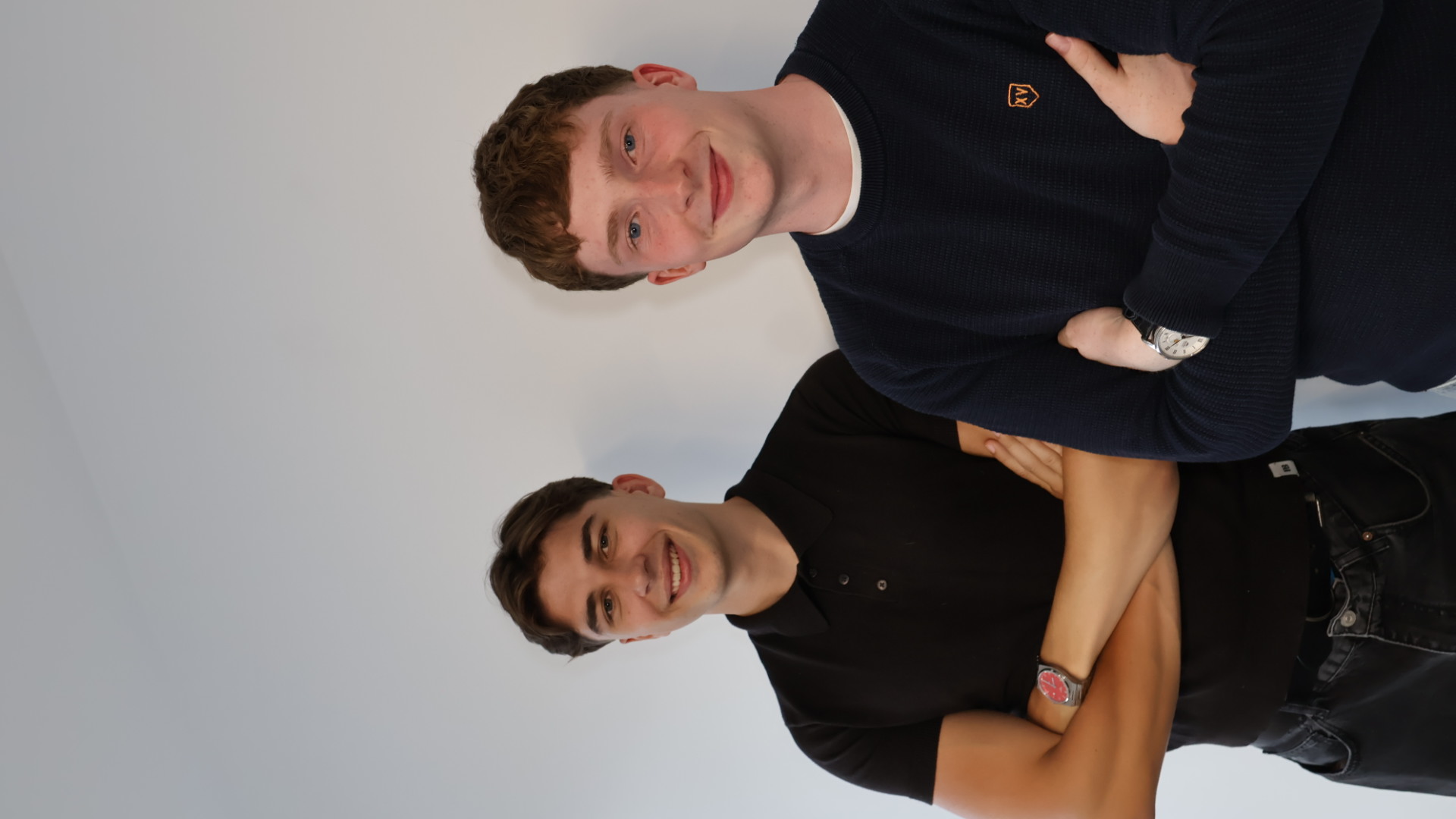 Oran and Keelan, co-founders of Green Growth Agency